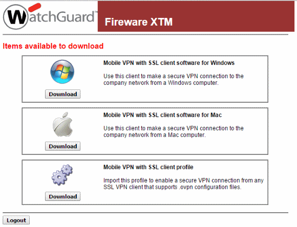 Watchguard firebox ssl vpn client